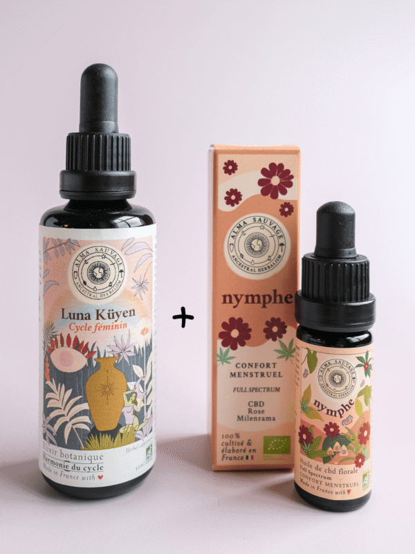 Routine complète cycle féminin Luna Küyen Nymphe Routine complète Bien-être Féminin | Luna Küyen 50ml + Nymphe